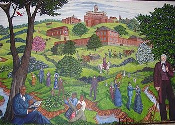 Clay County Administration Building Murals 7b