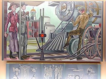 City Council Chambers Bransby Mural 1b